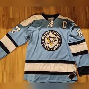 Sidney Crosby Pittsburgh Penguins 2008 Winter Classic Jersey Size 50 Reebok